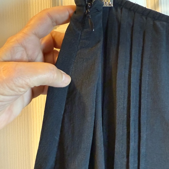 Anne Carson skirt, 💯% silk, black, whimsigoth, saloon girl, VTG Size 12 - Picture 4 of 7